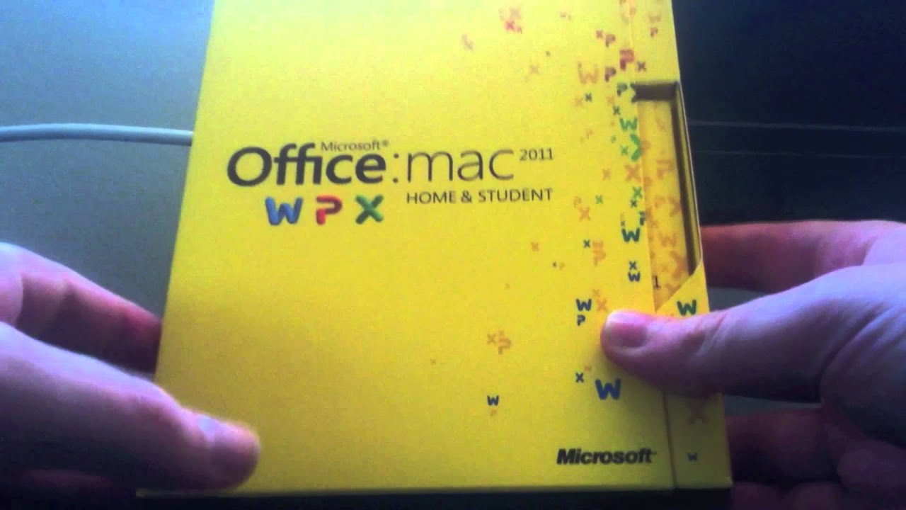 office for mac 2011 missing